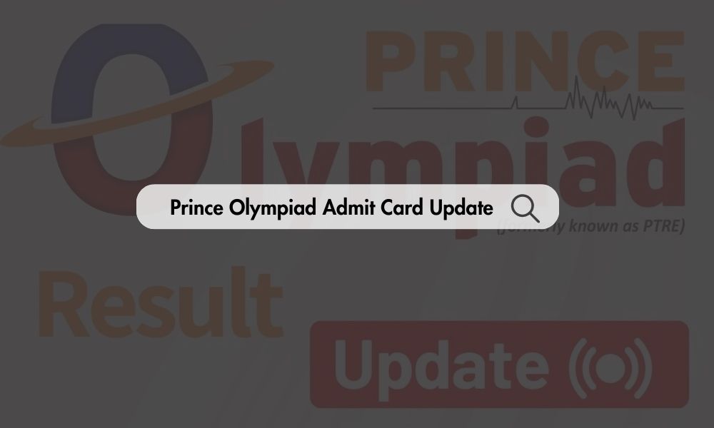 Prince Olympiad 2023 Admit Card Official Update Prince Blogs