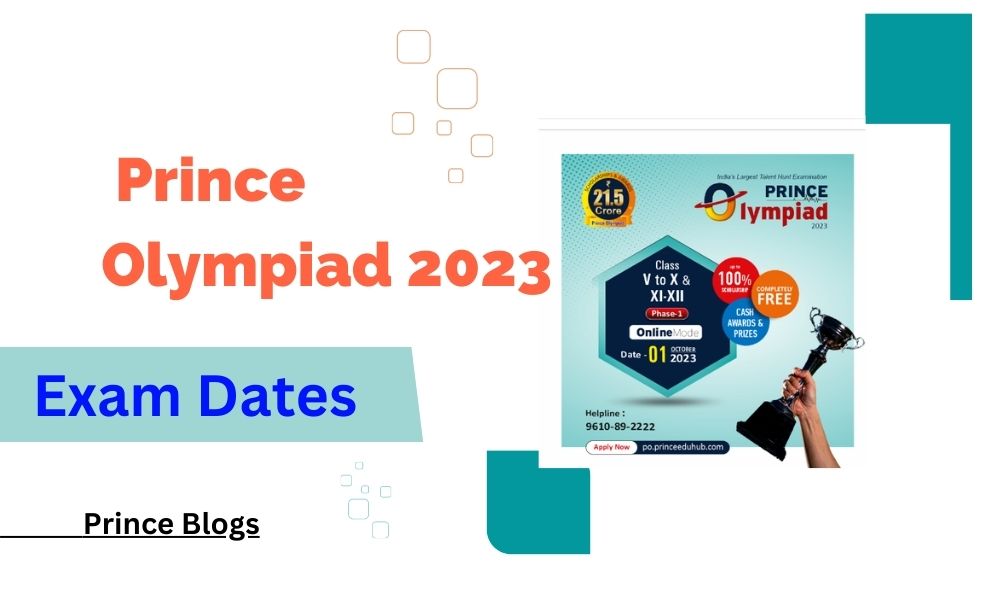 Prince Olympiad 2023 Exam Date