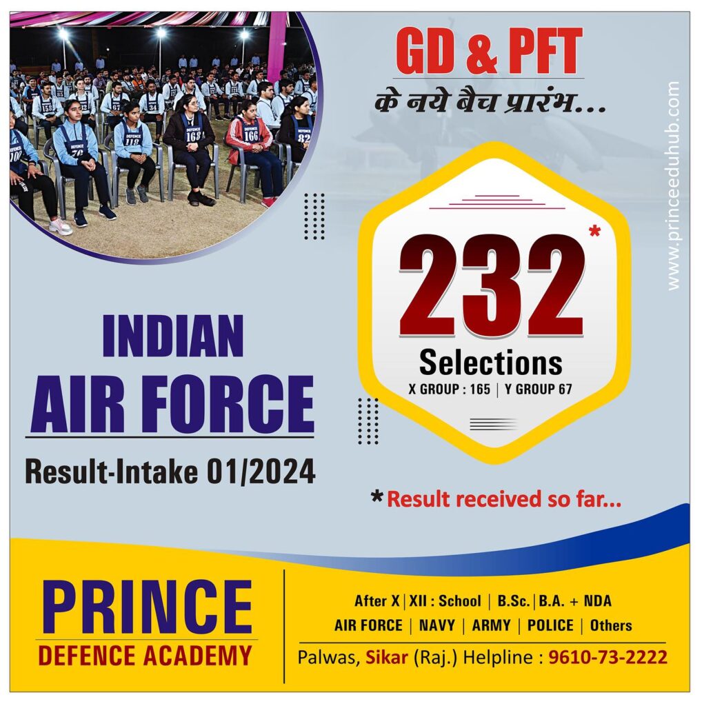 Prince Defence Result 