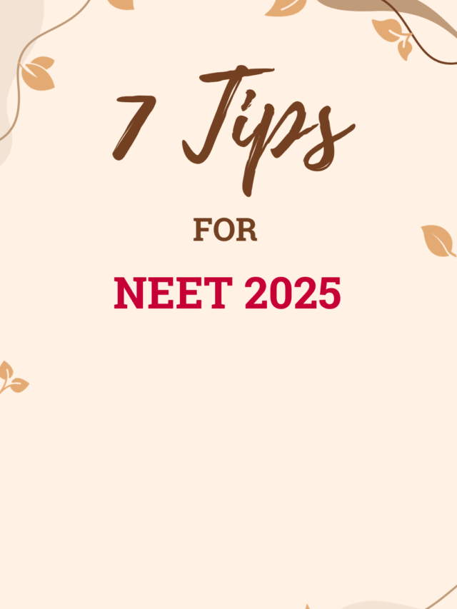 neet preparation tips for 2025