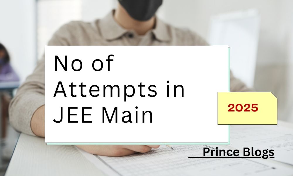 No Of Attempts In JEE Mains 2025