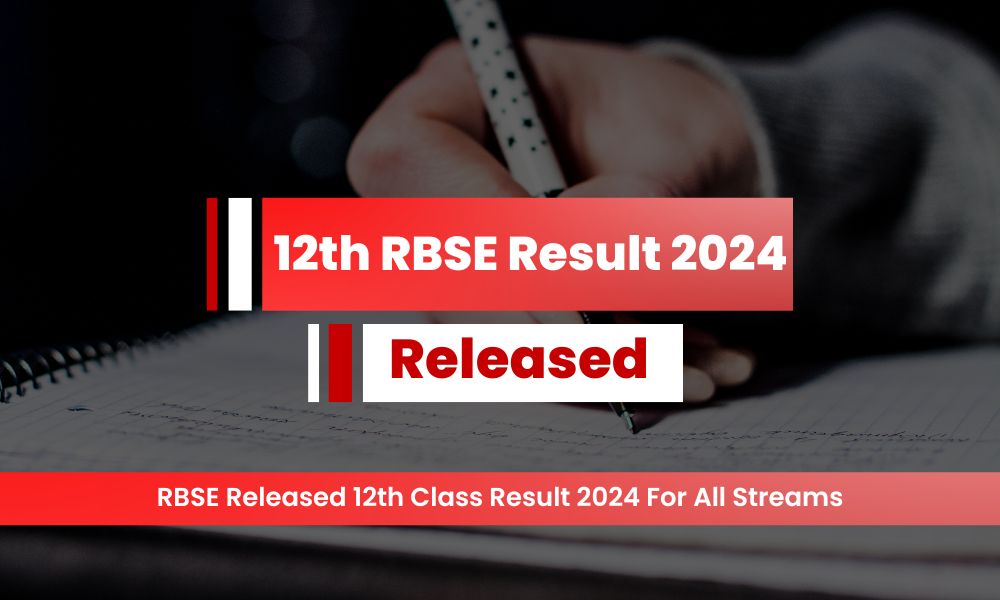 RBSE 12th Science, Arts & Commerce Result 2024 Released