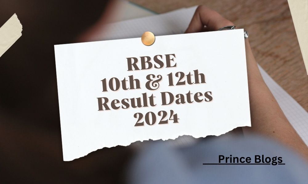 RBSE 10th & 12th Result Announcement Date 2024
